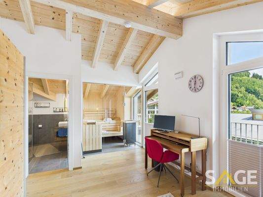 Badezimmer und Sauna