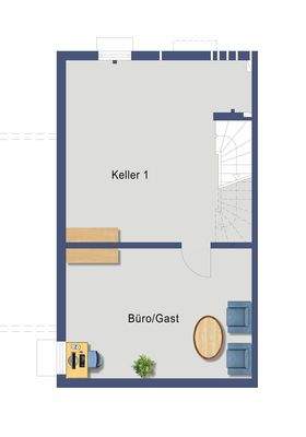 Grundriss_Kellergeschoss (Nicht maßstabsgetreu)