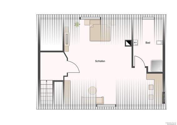 Grundriss Spitzboden