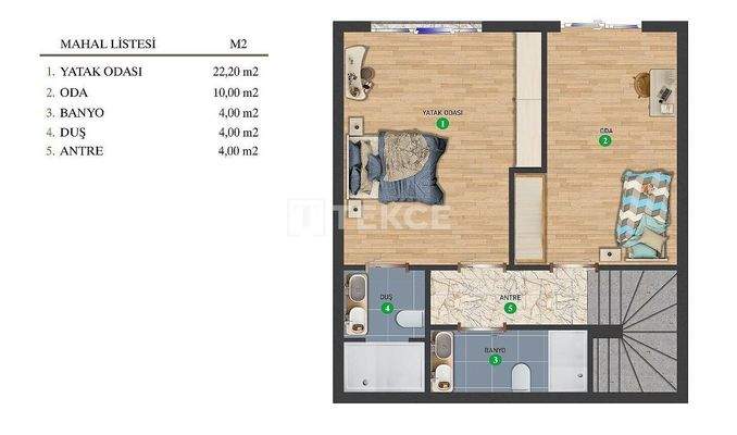Flats for Sale in a New Project in Ankara İncek