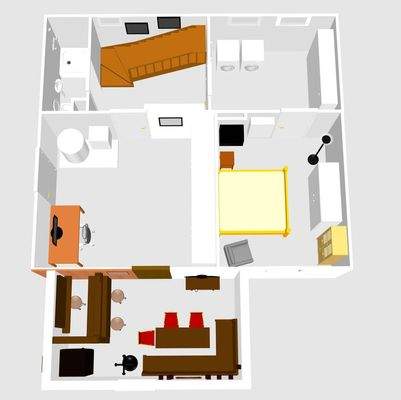 3D‑Grundriss KG (möbliert)