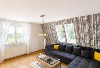 Wohnzimmer, Fenster nach Südwesten