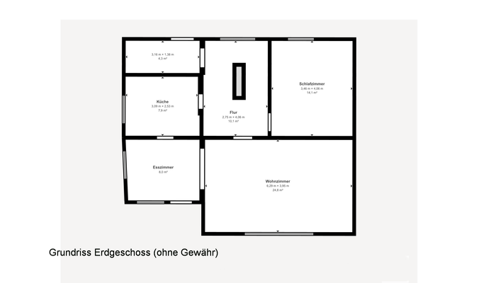 Grundriss Erdgeschoss