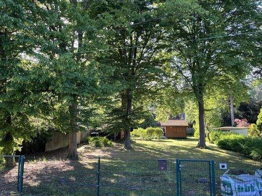 Blick von der Anwohnerstraße