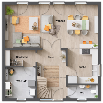 Grundriss-Stadthaus-Stadtvilla-145-EG