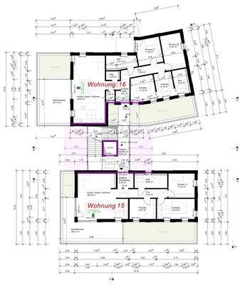 Staffelgeschoss Gesamtplan