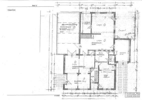 Erdgeschoss - Gewerbefläche