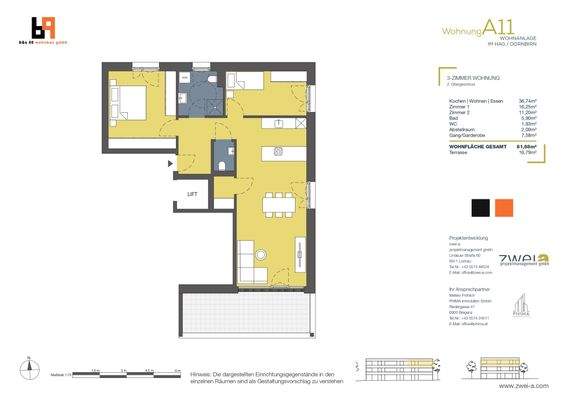 Grundriss ohne Maßstab