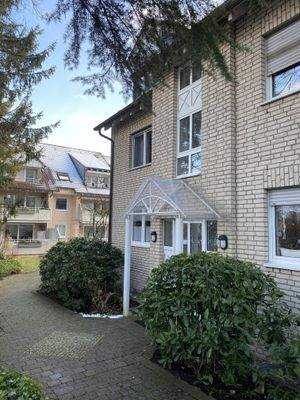 überdachter Hauseingang