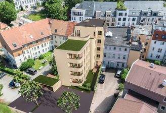 Hausansicht Vogelperspektive