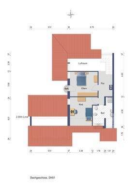 Grundriss OG DHH links
