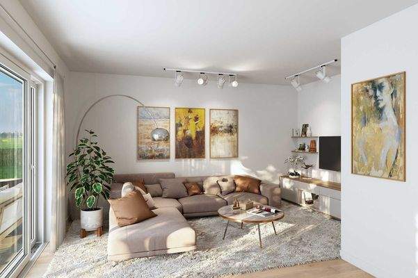 Wohnzimmer im Erdgeschoss