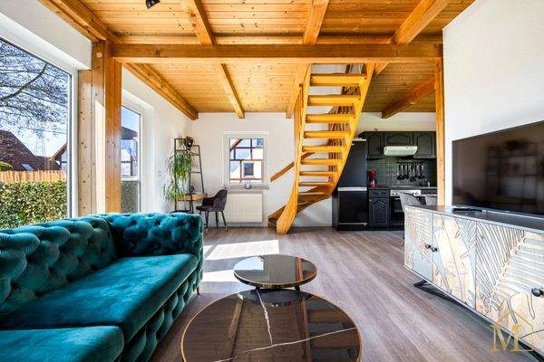 Lichtdurchfluteter Wohnbereich