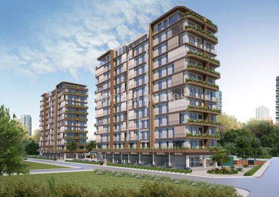 Commercial Property in Mixed Project in Istanbul Kagithane