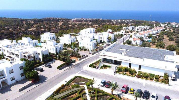 Twin Villa with Sea View Near Golf Courses in Girne Karaagaç