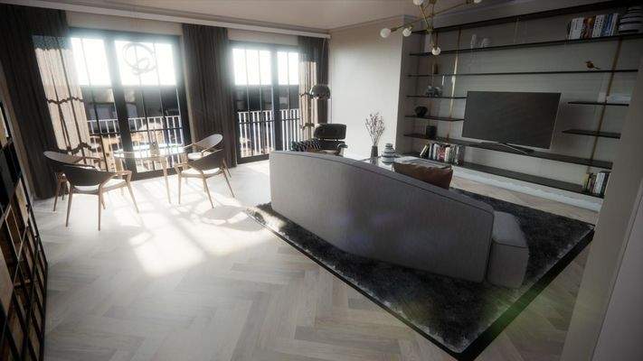 Visualisierung Wohnzimmer