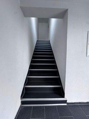 Moderner Treppenaufgang