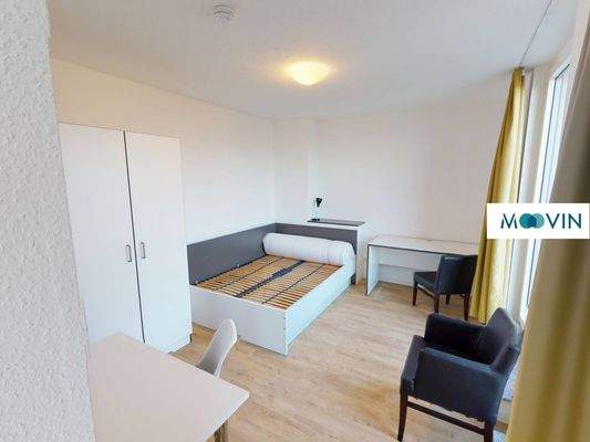 Ansicht I: Wohn- und Schlafbereich