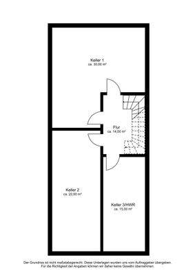 Grundriss Kellergeschoss