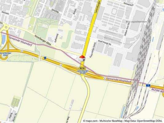 Geolyzer Kartenausschnitt