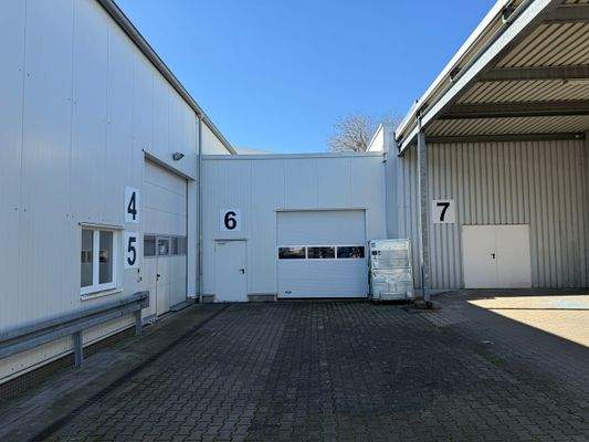 Außenansicht Vorne Halle 4/5 + 7