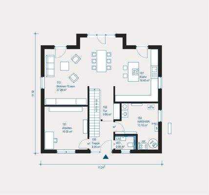 Grundriss Erdgeschoss