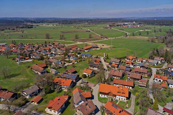 Luftbild Richtung Westen