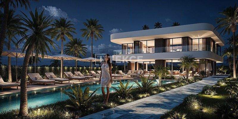 Flats in a Complex with Pool Near Amenities in Güzelbahçe İzmir