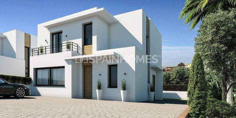 Stylish Detached Houses in Gated Complex with Pool in Denia