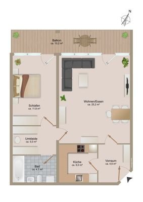Grundrissplan