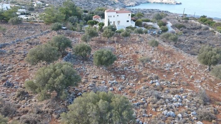 Kreta, Kokkino Chorio: Grundstück in fantastischer Lage zum Verkauf in Kokkino Chorio mit Baugenehmigung