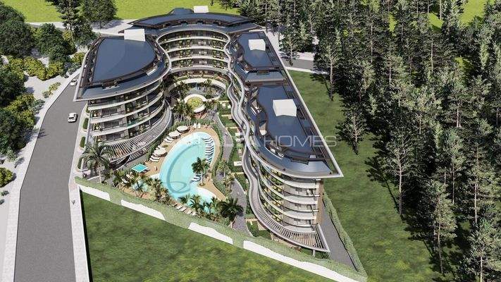 Sea and City View Apartments in Alanya Oba