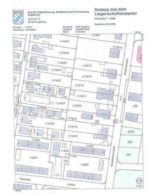 Aktueller Lageplan Bestand mit Haus 1 und 2.j 