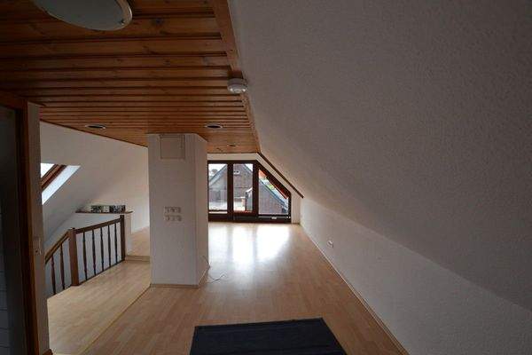 Wohnzimmer im Dachgeschoss