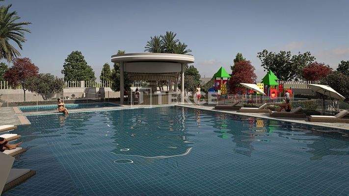 Flats in a Complex with Extensive Social Amenities in Mersin Mezitli