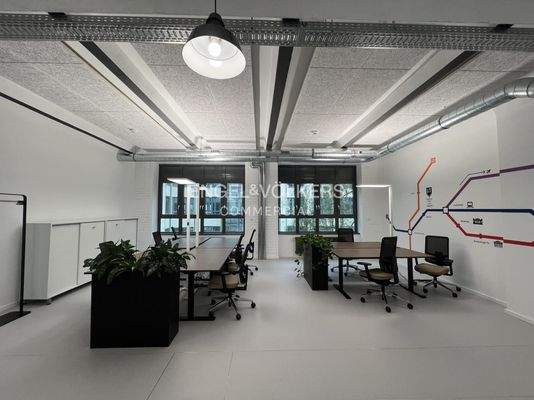 Beispielhafte Bürofläche