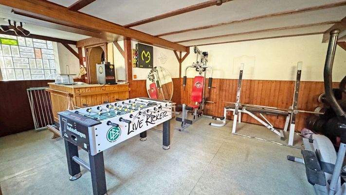 Hobbyzimmer im Kellergeschoss