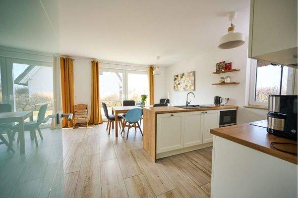 Offener Kochbereich als kommunikatives Zentrum des Hauses