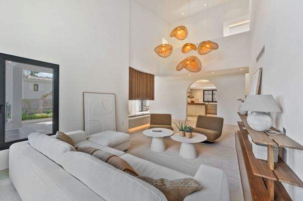 Living area in villa in Costa d_en Blanes