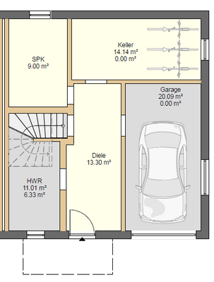 Grundriss DHH Keller mit Garage.PNG