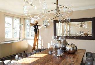 sonnendurchfluteter Essbereich