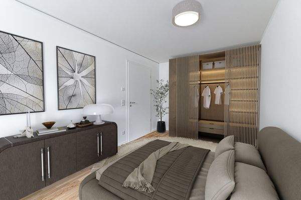 virtuelle Möblierung Schlafzimmer