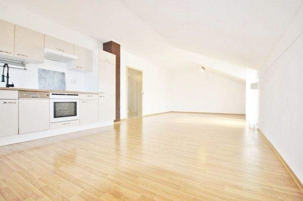 Wohn-/Koch-/Essbereich - Wohnung - Nr. 4 - Neubau  (DG)