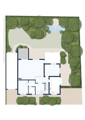 Erdgeschoss mit Garten