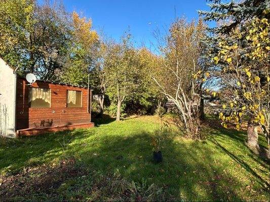 Obstgarten mit Gartenhaus