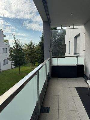 Balkon Blick in Richtung Süden