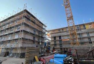 Außenansicht Rohbau