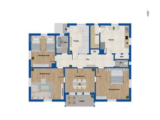 Grundriss Erdgeschoss