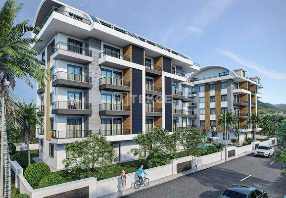 Flats in a Complex with Social Amenities in Alanya