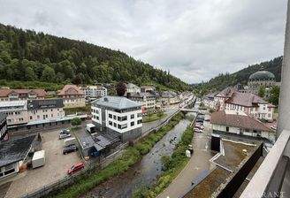 Blick vom Balkon